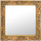 vidaXL - Wandspiegel - barok - stijl - 50x50 - cm - goudkleurig