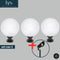 Nox Tuinbol Voordeelset - 3 Tuinbollen Ø35cm - Eenvoudige Buitenverlichting! Geen Gedoe met Grondkabels - Vervanger van Tuinverlichting op zonne-energie