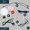 Nox Tuinbol Voordeelset - 3 Tuinbollen Ø35cm - Eenvoudige Buitenverlichting! Geen Gedoe met Grondkabels - Vervanger van Tuinverlichting op zonne-energie