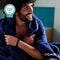 Noxie Premium Verzwaringsdeken 6 KG & Supersoft Hoes Bundel - Weighted Blanket - 150x200 cm - Blauw