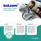 Noxie Premium Verzwaringsdeken 8 KG - Weighted Blanket - Katoen - 150x200cm - Blauw
