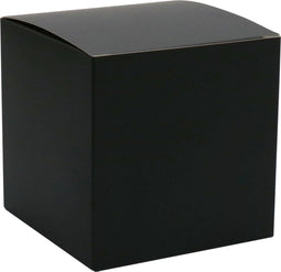 Geschenkdoos | karton | 12x12x12cm | zwart | 25 stuks