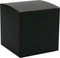 Geschenkdoos | karton | 12x12x12cm | zwart | 25 stuks