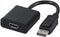 Gembird A-DPM-HDMIF-002 - Adapterkabel DisplayPort (m) naar HDMI (f) - 10cm - Zwart
