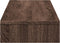 vidaXL - Monitorstandaard - 100x27x10 - cm - bewerkt - hout - bruin - eikenkleurig
