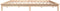 vidaXL - Bedframe - massief - grenenhout - 200x200 - cm