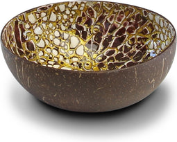 Noya - Coconut Bowl - Kokosnoot - Schaal Kom - Goud Eggshell