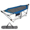 Coast Inklapbare Hangmat met Frame - Vrijstaand - Draagtas en Zijzak - Blauw