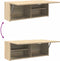 vidaXL - Badkamerwandkast - 80x25x30 - cm - bewerkt - hout - sonoma - eikenkleurig
