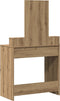 vidaXL - Make-uptafel - met - Lade - - - Artisan - Eiken - - - 79x41x140 - cm