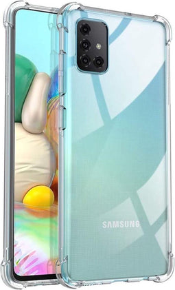 imoshion Hoesje Geschikt voor Samsung Galaxy A71 Hoesje Siliconen - imoshion Shockproof Case - Transparant