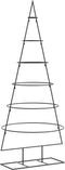vidaXL - Kerstdecoratie - kerstboom - 150 - cm - metaal - zwart