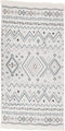 vidaXL - Vloerkleed - 160x230 - cm - katoen - beige - en - blauw