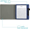 iMoshion Ereader Cover / Hoesje Geschikt voor Amazon Kindle Oasis 3 - iMoshion Vegan Leather Bookcase - Donkerblauw