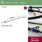 Plug & Shine - LED-Grondopbouwlamp Lichtlijst - IP67 856x58mm 3000K 8,1W 660lm 24V Antraciet