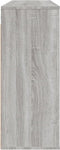vidaXL - Wandkast - 80x33x80 - cm - bewerkt - hout - grijs - sonoma - eikenkleurig
