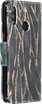 Hoesje Met Pasjeshouder Geschikt voor Huawei P Smart (2019) - Design Softcase Bookcase (Chester) met standaard - Meerkleurig / Wild Leaves