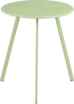 Mica Decorations Seatle - Bijzettafel - H45 x Ø38 cm - Metaal - Mintgroen