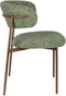 Housecraft Claes - Eetkamerstoelen - Gemêleerd Groen - Set van 2 (2 stuks)