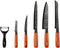 Buccan Cooking - 6-Delige Messenset - Roestvrij staal - Ergonomische houten handvatten (6 stuks)