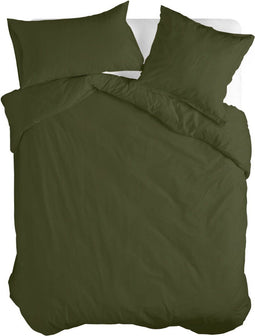 Noorse hoes HappyFriday BASIC Groen 155 x 220 cm