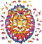 UNIDRAGON Houten Puzzel Voor Volwassenen Dier - Mysterieuze Leeuw - 327 stukjes - King Size 31x40 cm
