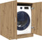 vidaXL - Wasmachinekast - 70,5x71,5x91,5 - cm - artisanaal - eikenkleurig