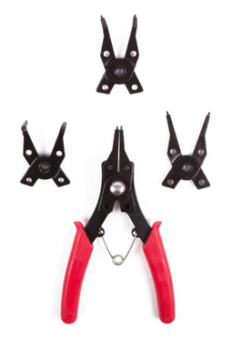 Benson Borgveertang - 4 verwisselbare bekken - 160 mm - veelzijdig en comfortabel