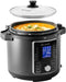 Saaf Multicooker - 5.8L - Airfryer Slowcooker Rijstkoker Stomer Snelkookpan - Zwart