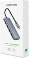 Ugreen CM219 - USB Type C HUB - 4x USB 3.2 Gen 1 - Supersnelle gegevensoverdracht - Grijs
