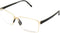 Men'Spectacle frame Porsche P8313-B Golden (ø 55 mm)