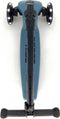 Scoot and Ride Highwaykick 3 - Kinderstep met LED-lampjes en dubbele voorwielen - Blueberry