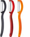 Triangle - Dunschillerset 3-delig - Rechte gekartelde en julienne mesjes - Zwart rood oranje