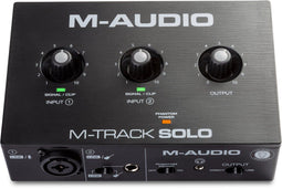 M-AUDIO M-Track Solo - USB Audio Interface - 48 kHz opname met XLR en lijn-ingangen
