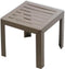 Grosfillex lage tafel kunsthars taupe 40 x 40 cm