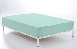 Onderlaken Alexandra House Living Aquamarijn 105 x 190/200 cm