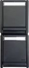 N & L 27653 Compleet Opbouw spatwaterdicht Zwart 1 stuk(s)