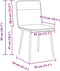 vidaXL - Eetkamerstoelen - 2 - st - fluweel - roze