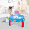 Dolu Zand- en Watertafel - 3-in-1 Buitenspeelgoed - Multifunctioneel Blauw Rood Geel