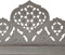 vidaXL - Kamerscherm - 5 - panelen - handgesneden - 200x165 - cm - mangohout - grijs
