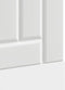 vidaXL - Vaatwaspaneel - Lucca - bewerkt - hout - wit