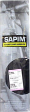 Sapim Spaak Leader 14-278 RVS z/nippel zw (1 stuk)