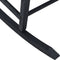vidaXL - Tuinligbed - Zwart - 65x84x114 - cm - HDPE