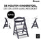 Hauck Alpha+ - kinderstoel - FSC®-gecertificeerd - verstelbare voetensteun - Dark Grey