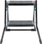 Huishoudtrap - Opstapje - Handy zwart 2 treden van 30x20cm