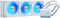 Phanteks Glacier One 360D30 - All-in-One Processor Koeler - 360mm Radiator - Wit