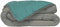 Bedrukt Dekbed Hoesloos Wasbaar Zonder Overtrek Lits Jumeaux - Zelesta® Easybed - Lichtgrijs & Zeegroen 240x220cm
