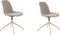 Zuiver Albert Kuip Swivel Stoel - Taupe - Set van 2