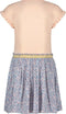 Like Flo F211-5810 - Meisjes Jurk - Poederroze met bloementjes - Maat 128
