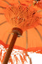 J-Line parasol Dayu - katoen/hout - oranje - small